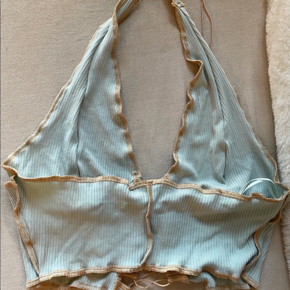 Tie up crop top ✨